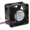 Ebm-Papst 412H DC Fans Tubeaxial Fan, 40x40x20mm, 12VDC, 7.9CFM, 1.6W, 29dBA, 8100RPM, Sintec Bearing