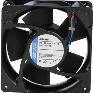 4184NXH Ebm-Papst DC Fans Tubeaxial Fan, 119x119x38mm, 24VDC, 139.5CFM, 11W, 57dBA, 4400RPM, Ball Bearing