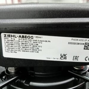 FN035-4DQ.0F.A7P2 ZIEHL-ABEGG Axial Fan
