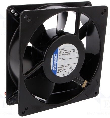 5114N EBMpapst FAN AXIAL 135X38MM 24VDC WIRE 1 5114N EBMpapst FAN AXIAL 135X38MM 24VDC WIRE