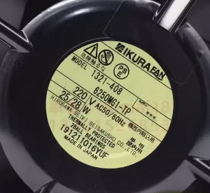 IKURA 6250MG1-TP AC220V 50/60HZ 160X160X55MM Cooling Fan