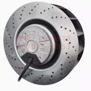 R2E180-AT06-15 Fan Motorized Impellers 230VAC Round - 180mm Dia Ball 4 Wire Leads With Splice Terminals