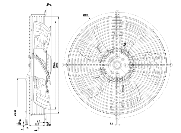 S4D300-AS34-01 Ebm-Papst FAN